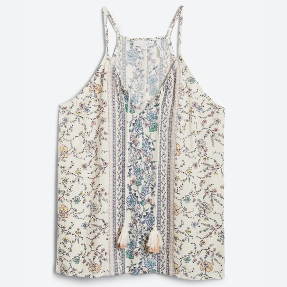 LUQ Rachell Tie Detail Halter Top